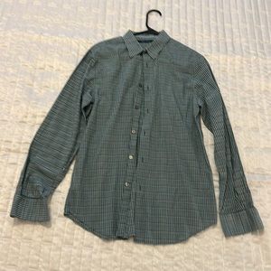 Perry Ellis green dress shirt